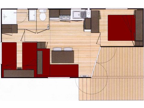 Mobile home 4 persons - Figeac 4