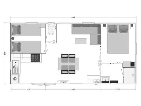 MOBILHOME 4 personas - Bahía Grande