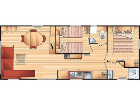 MOBILE HOME 6 people - Saphir Panoramic 2 bedrooms