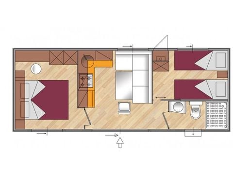 Mobile home 5 persons - Standard Plus
