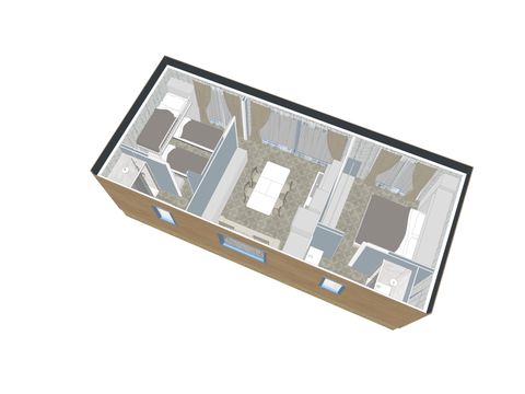 Mobile home 5 persons - Maxicaravan JACUZZI VIEW