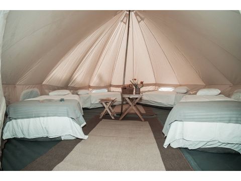 Tenda in tela e legno 4 persone - Campeggio 4 persone