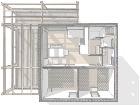 BUNGALOW 4 people - Bungalow Lodge 4 pers.