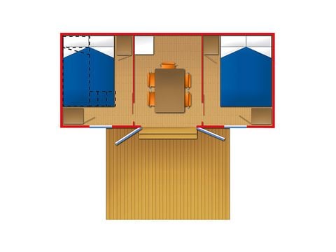 Mobile home 5 persons - Mobil Camp Hawai