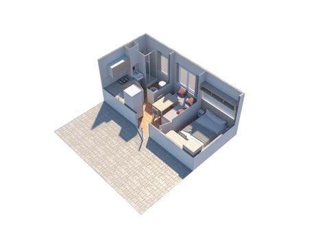 Mobile home 3 persons - Peonia