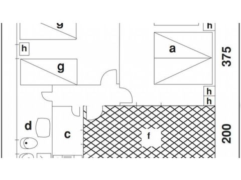 BUNGALOW 6 personas - Sólido - 2 habitaciones