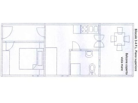 APARTMENT 3 people - 2 pieces