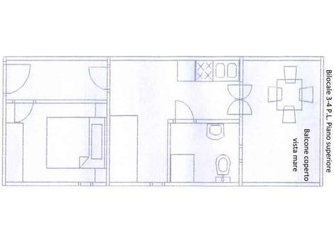Apartment 3 persons - 2 pieces