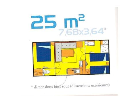 BUNGALOW 4 personnes - CALVI - 2 chambres