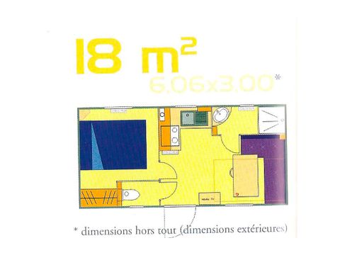 Mobile home 2 persons - MAIA - 1 room
