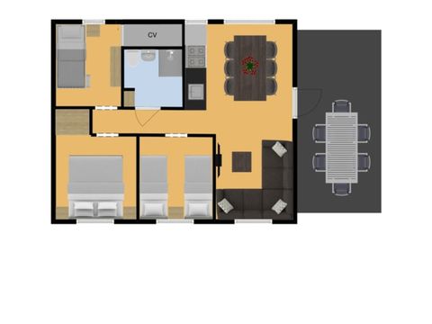 Tent 6 persons - Villa tent Dassenburcht