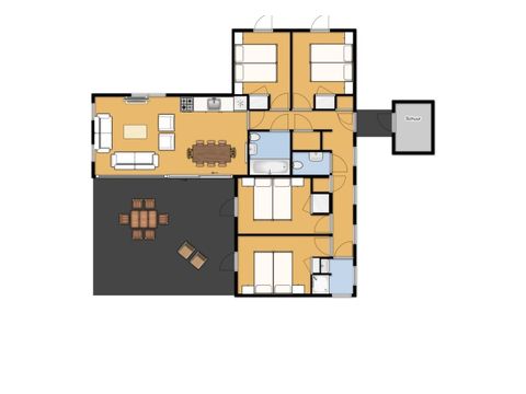 Bungalow 8 persons - Heivlinder bungalow