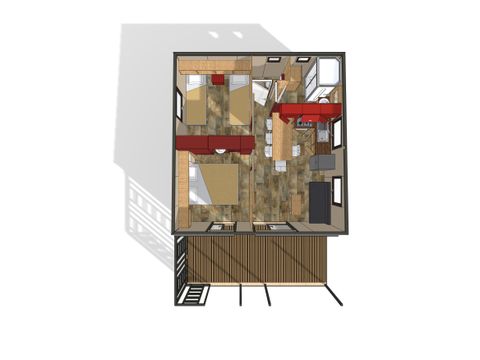 CHALET 6 persone - Superiore 2 camere da letto