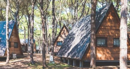Campeggi con chalet
