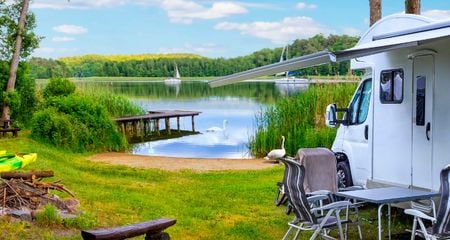 Emplacement pour camping-car