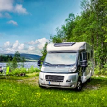 Emplacement pour camping-car