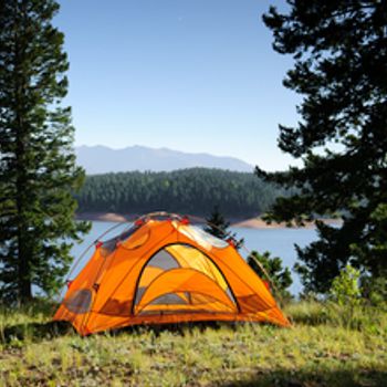 Emplacement pour tente