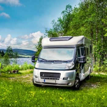 Emplacement pour camping-car