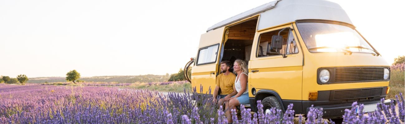 Camping in der Provence