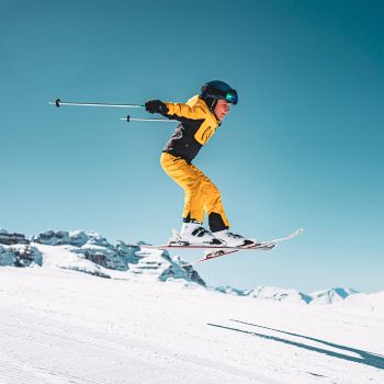 Kind op ski vakantie