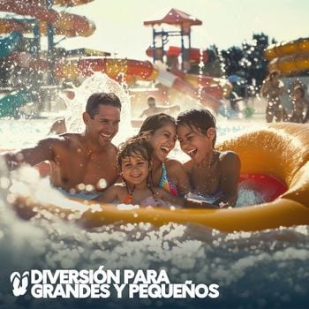Elige un camping con toboganes acuáticos