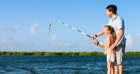 Camping pour pêcher