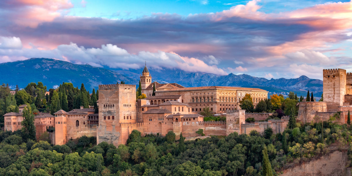 Andalusie-Granada-Alhambra-Palace-Spanje