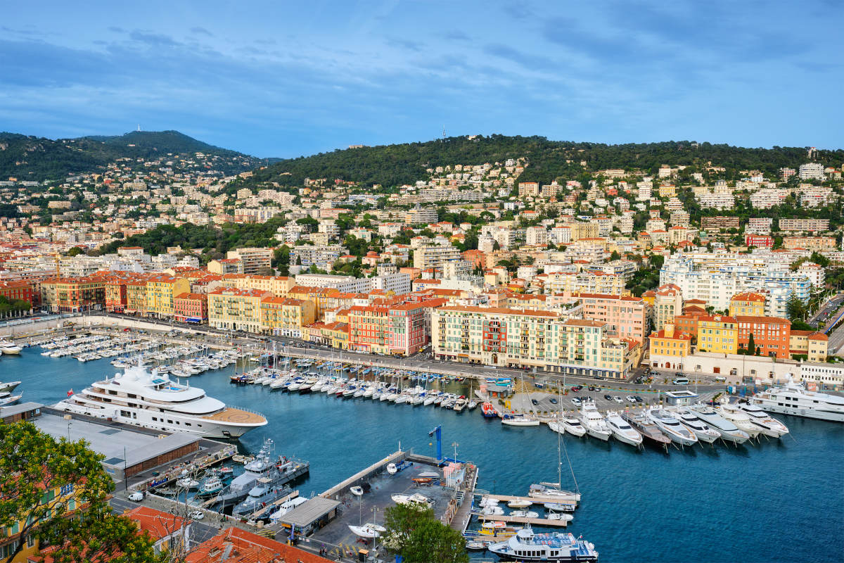 steden aan de Cote d'Azur