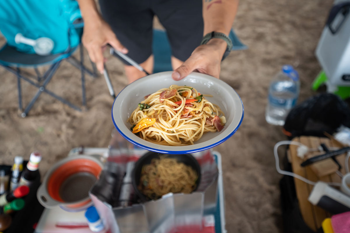 koken op de camping