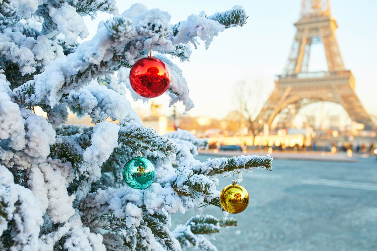 Parijs-Kerst-Frankrijk