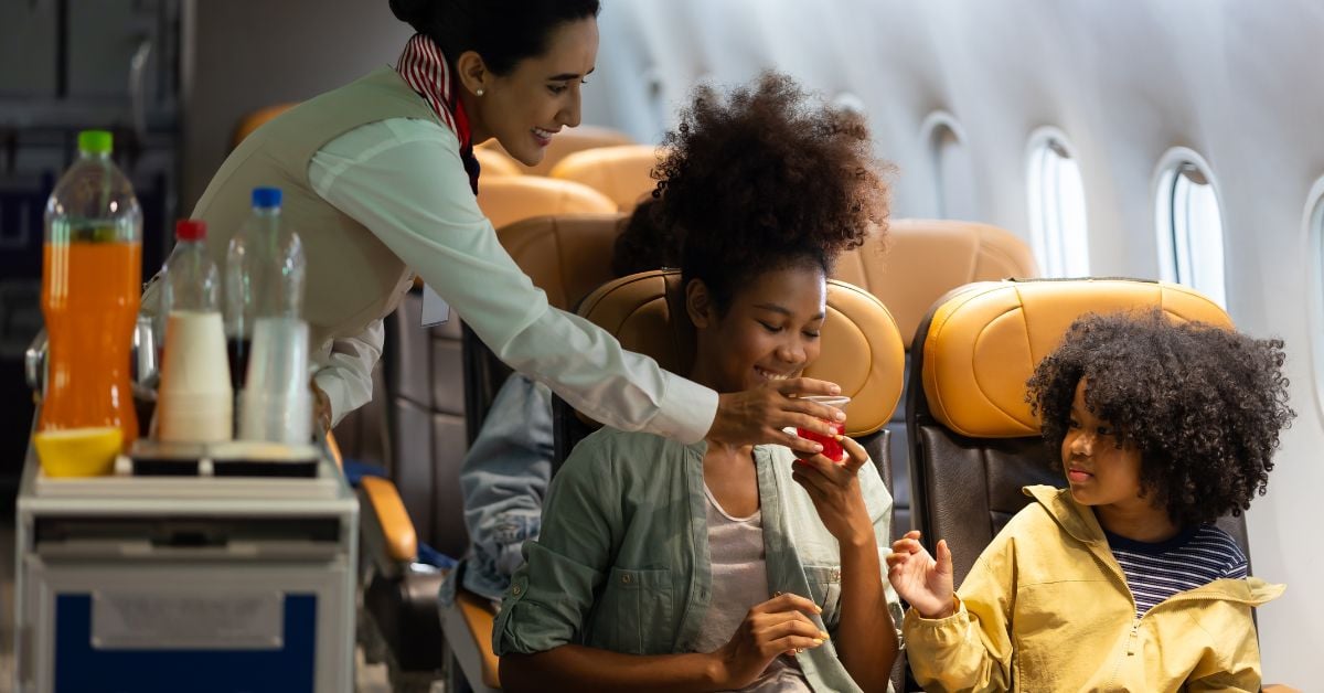 Vliegen met kinderen