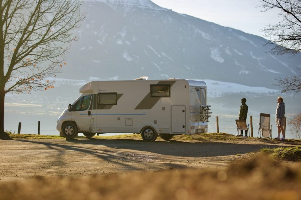 Foto van een camper in Frankrijk