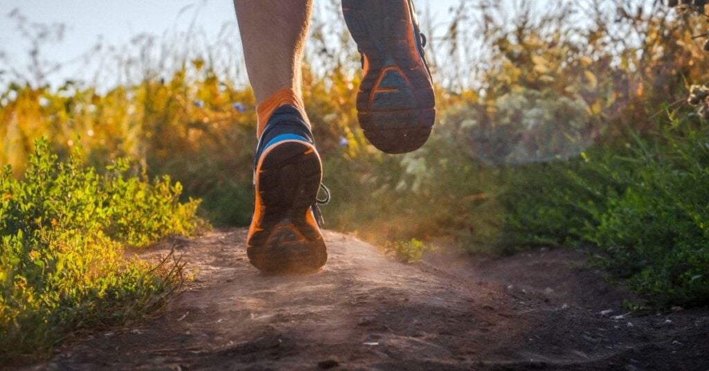 Foto van hardloopschoenen