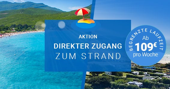 Aktion: Direkter Zugang zum Strand