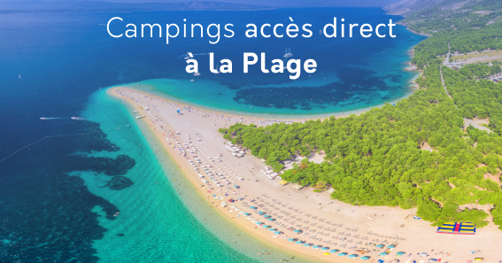 Sélection campings avec accès direct à la plage