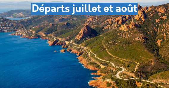 Départs juillet et août