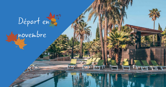 Départ en vacances en novembre 2022